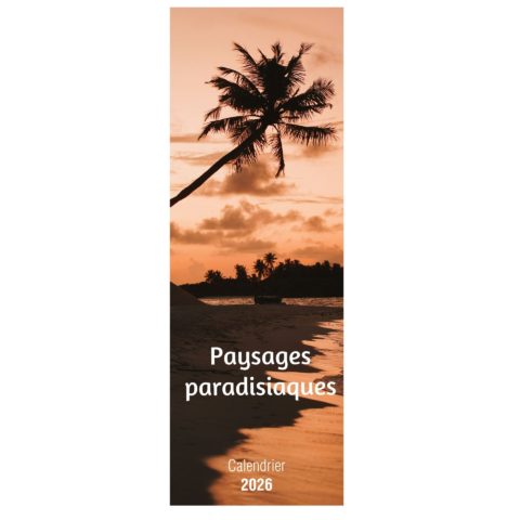 Calendrier long Paysages Paradisiaques – 2026
