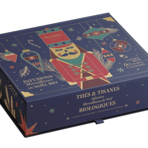 Coffret tisanes et thés merveilleux de Noël bio