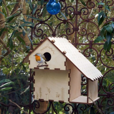 Nichoir en bois - heidi