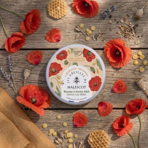 Baume à lèvres coquelicot