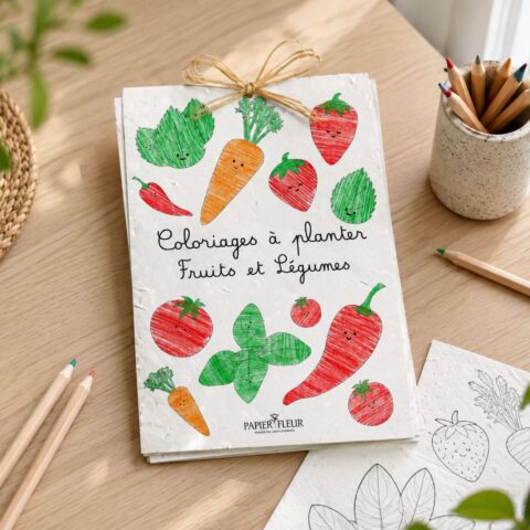 Cahier de coloriages à planter