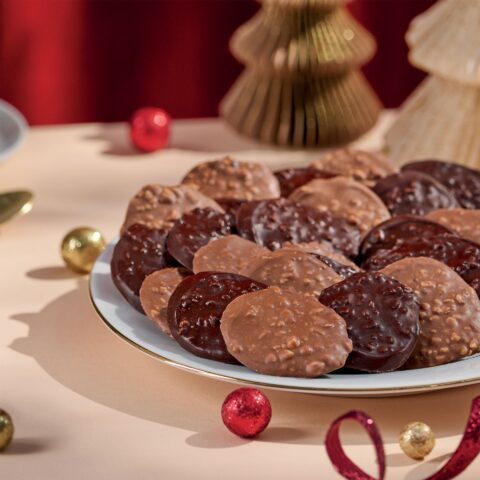 Coffret de tuiles aux chocolats