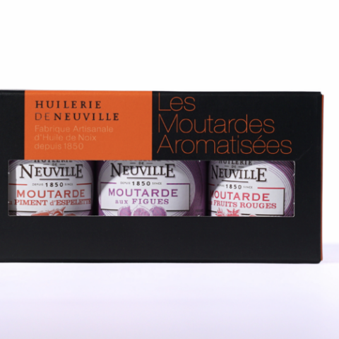 Coffret 3 moutardes